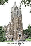 Duke Blue Devils Lithograph Print Photo