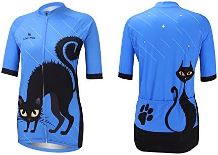 Spoz Women's Cycling Workout Sportwear Jersey Top Yours_t_308 M