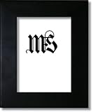 5x7 5 x 7 Frame for Picture or Photo, Black, style #634