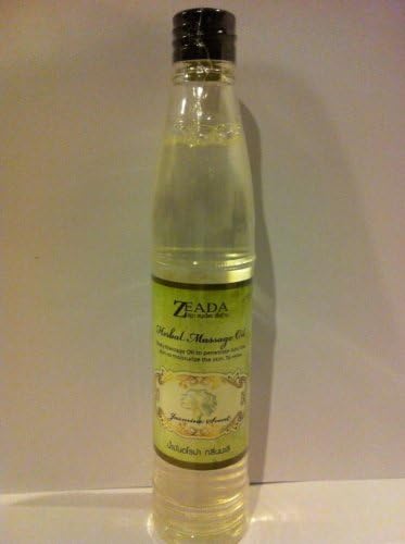 Zeada herbal massage oil body massage to penetrate into the skin to moisturize the skin relax jasmine scent 100 ml