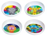 French Bull Kids 5 3/4 Inch Melamine Bowl Set of 4, Jungle