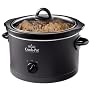Crockpot SCR450-B 4-1/2-Quart Round-Shaped Manual Slow Cooker, Black
