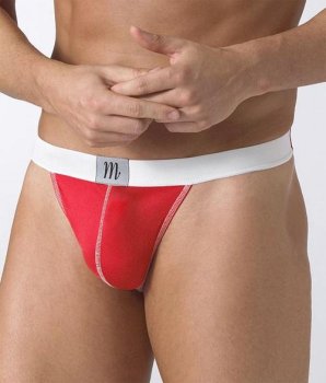 Mansilk Silk Knit Spandex Thong Underwear