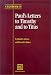 A Handbook on Paul's Letters to Timothy and to Titus (UBS Handbook)