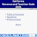 California Revenue and Taxation Code 2005 downloadable Software