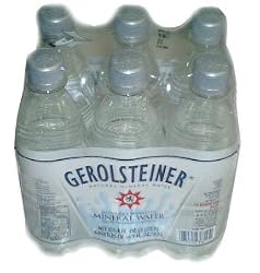 Gerolsteiner Naturally Sparkling Mineral Water 6x16.9oz(0.5L)