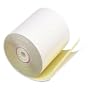 PM Company 07706 Carbonless Duplicate Cash Register Rolls, 3" X 90', White/Canary, 50 Rolls/ctn