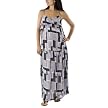Liz Lange® Printed Maxi Dress- Gray