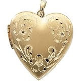 Jewelry : 14K Yellow Gold Heart Design Locket