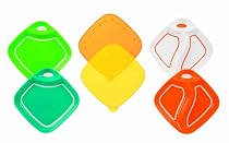 Sassy Dippin Dinner Plate Set Colors May Vary