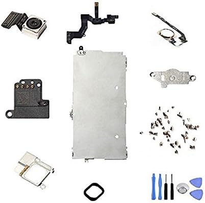 iPartshop Full Set Parts for iPhone 5S LCD Display &amp; Touch Screen Digitizer Assembly (Gold Home Button)