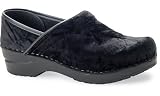 Dansko Professional Black Crushed Velvet