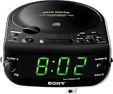Sony Dream MachineTM AM/FM CD Clock Radio