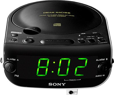 Sony Dream MachineTM AM/FM Clock Radio