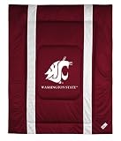 Washington State Cougars ( University Of ) NCAA Sideline Twin Bed/Bedding Sports Comforter