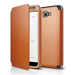 elago G4 Handmade Genuine Leather for at&t, International Galaxy Note - Folder type