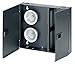 Panduit FWME2 2-Door 2-Adapter Panel Wall-Mount Enclosure, Black
