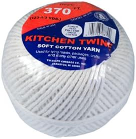 24 Ply Cotton Wrapped Kitchen Twine in a 330' Tube or 30 Ply Cotton Wrapped Kitchen Twine in a 370' Ball