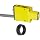 Banner SM31RL Mini Beam DC Photoelectric Sensor, Opposed Receiver Mode, Cable Termination, 30m Sensing Range, 2m Cable Length