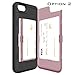 iPhone SE Case, iPhone SE 2020 iPhone SE Card Case SKINU iPhone SE Wallet with Mirror for iPhone SE (2020) - Metal Slate