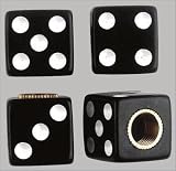 Custom Accessories CU016114 Dice Valve Stem Caps. 4 per pack