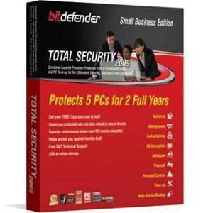 Childrens Toyshop  Software : Bitdefender Total Security 2009 2Yr/5Pc