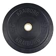 45 LB Solid Rubber Weight Plate Black