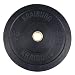 45 LB Solid Rubber Weight Plate Black