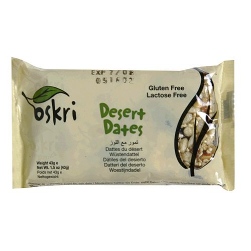 Oskri Organics Honey Bars, Desert Dates, 1.5-Ounce Bars (Pack of 40) by Honey