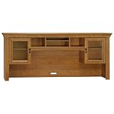 Bush Furniture Citizen Executive Hutch for L-Desk, Medium Superb Oak