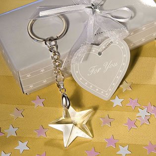 Star Light Crystal Star Keychains, 144