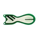 Spin Doctor Dark Green Blank/White Glow Crush