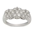 14K White Gold Diamond Ring - 1.50 Ct.