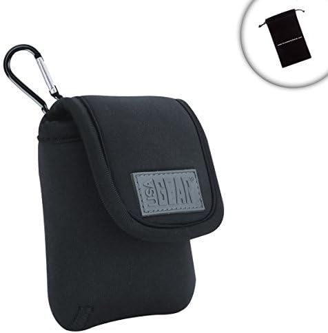 Action Shot HD Camera Protective Case with Interior Media Storage Pocket by USA Gear - Works With Action Shot HD Camera , Action Shot Camera , Portable Video Viewer , Waterproof Case and More Action Shot Camera's and Accessories