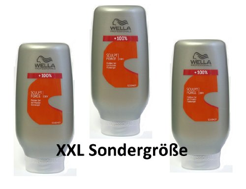 3 x Wella High Hair Sculpt Force Flubber XXL 250 ml 3 x Wella High Hair Sculpt Force Flubber XXL 250 ml