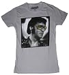Elvis Presley Gold Foil Shades Grey Juniors' T-shirt