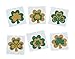 Glitter Shamrock Tattoo Stickers Pack of 12