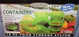 Forever Green Containers 16 Piece Food Storage System
