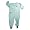 Wonder Kids - Infant and Toddler Girls Heavyweight Flower Blanket Sleeper With Feet, Aqua, Butterfly Embroidery (Size 12Months)