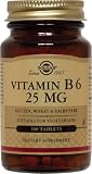 Solgar - Vitamin B6, 25 mg, 100 tablets