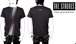 The Strokes - BIG STRIPE T-shirt, Black