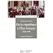 De la R�publique � l'Etat fran�ais 1918-1944