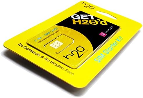 JMobile H20 Wireless Nano SIM Card with Airtime and International Calling for Unlocked GSM Phone