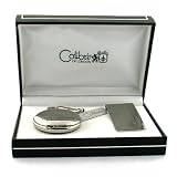 Colibri Gift Set Pocket Watch with Chain & Money Clip in Box PWS096025S-MA
