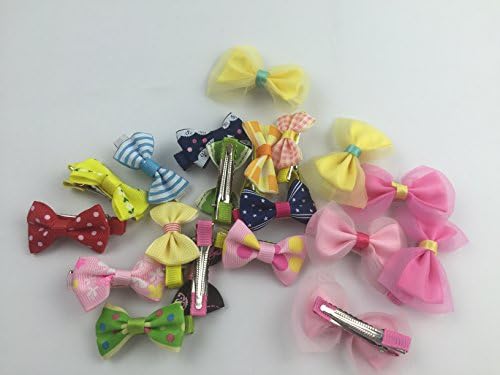 20pcs OPCC CUTE Boutique Hair Bows Girls Kids Children Alligator Clip Grosgrain Ribbon Headbands in Hair Bows for Teens Women &amp; Girls