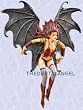 medieval vampire sculpture gothic mistress statue New