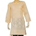 Womens Cotton Sleeveless Top Blouse Chikan Embroidery Size M (ctop498)