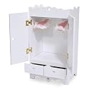 Melissa & Doug Deluxe Wooden Doll Armoire