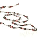 Disney Couture Jewelry - Pirates of the Caribbean Wrap w/ Silver Guns (White Plaid) - One Size