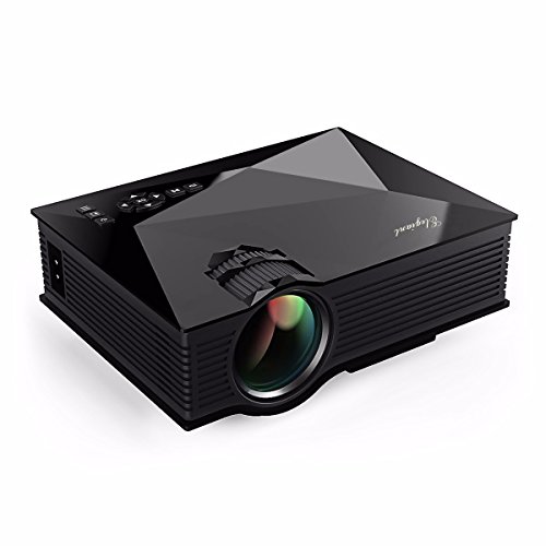 Mini WiFi Projector, ELEGIANT 1200LM LED Multimedia Projector Built-in Speaker,Support 1080P HDMI/USB/SD/AV/VGA, Compatible with Home Cinema Theater TV Laptop iPad iPhone Android Smartphone